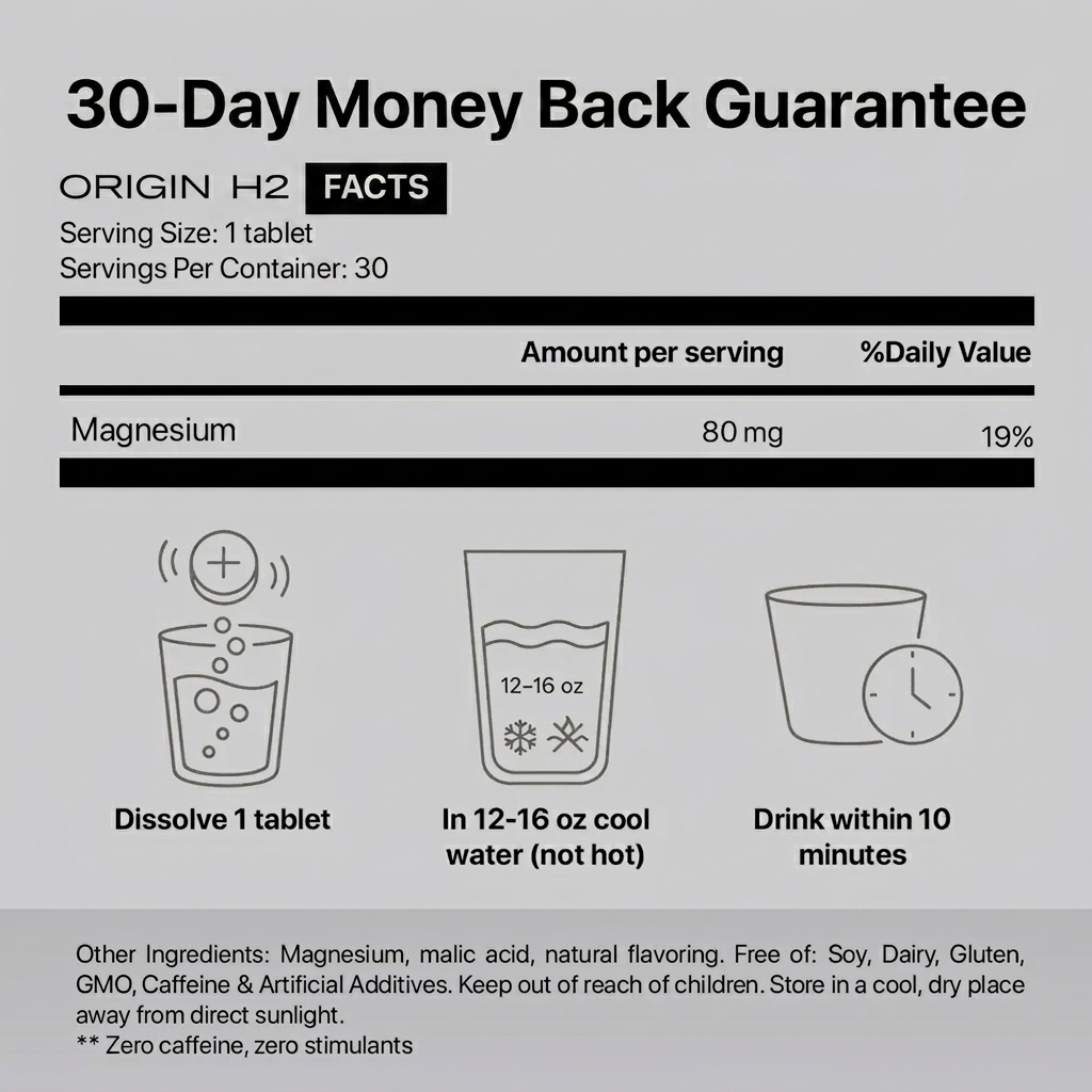 Origin H2 Tablets